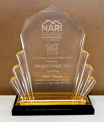 NARI 2018 Contractor of the Year Gold